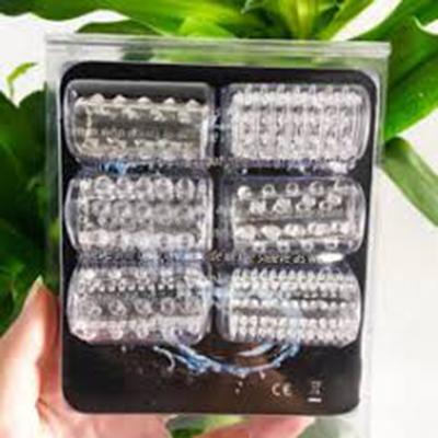 Bộ 6 bao cao su đôn dên khúc giữa gân gai
