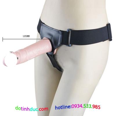 Dương vật giả có dây đeo rỗng ruột
