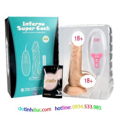 Dương vật giả có đế hít tường Supper Cock