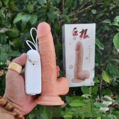 Dương vật giả hít tường cao cấp rung ngoáy to 3,5cm dài 21cm mới