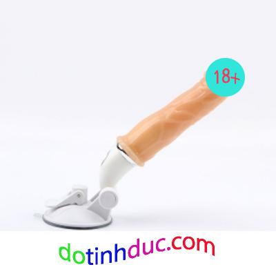 Dương vật silicon siêu rung gắn tường xoay 180 độ