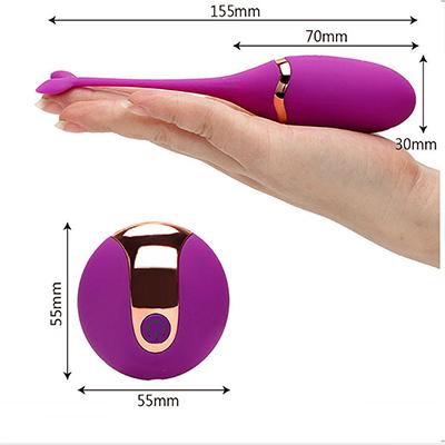 Trứng rung không dây đuôi cá điều khiển từ xa có 10 chế độ