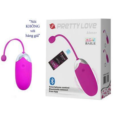 Trứng rung Prettylove siêu mạnh điều khiển bằng điện thoại